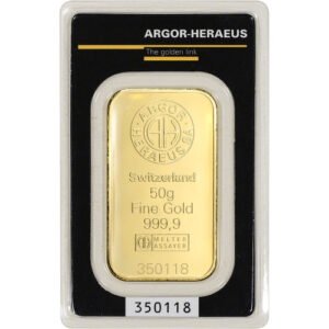 Buy 2.5 Gram Argor Heraeus Gold Bar