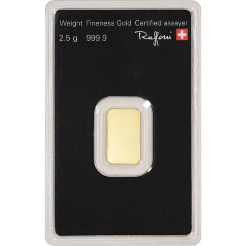 Buy 2.5 Gram Argor Heraeus Gold Bar (2)