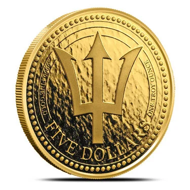 Buy 2018 1 oz Barbados Trident Gold Co