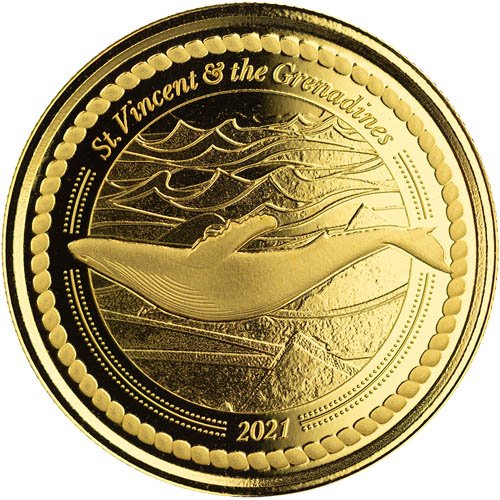 2021 1 oz EC8 Gold St Vincent & The Gr