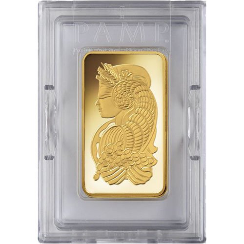 Buy 5 oz PAMP Suisse Fortuna Gold Bar