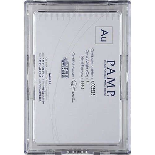 Buy 5 oz PAMP Suisse Fortuna Gold Bar (4)