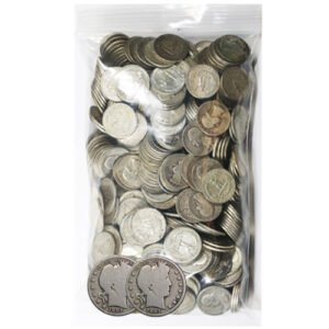 Buy 90% Silver Barber Half Dollars ($500 FV, Circulated)