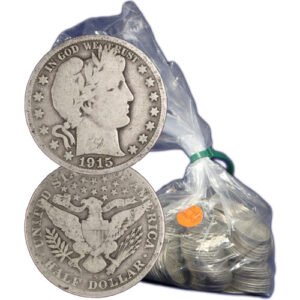 Buy 90% Silver Barber Half Dollars ($100 FV, Circulated)