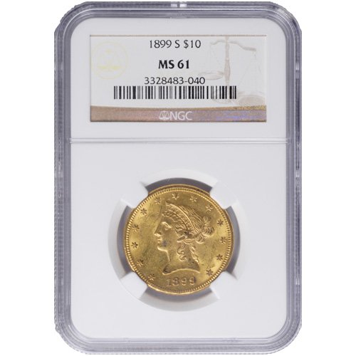 Buy Pre-33 $10 Liberty Gold Eagle Coin (5)