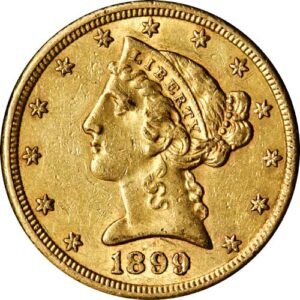 Pre-33 $5 Liberty Gold Half Eagle Coin