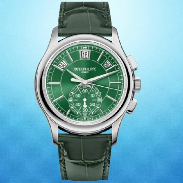 Patek Philippe Annual Calendar Chronograph 5905P-014 Platinum Limited Edition Green Annual Calendar (1)