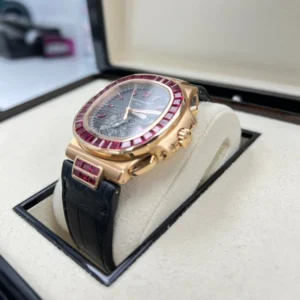 Patek Philippe Nautilus Chronograph Gem-Set Rubies 5980/12R