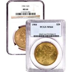 $20 Liberty Gold Double Eagle Coin MS6