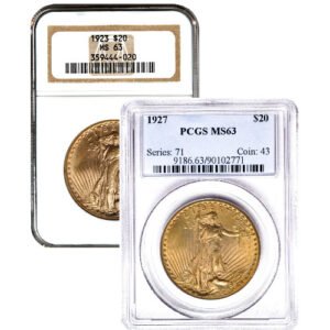 Pre-33 $20 Saint Gaudens Gold Doubl