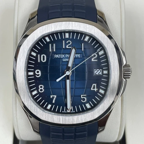 Patek Philippe Aquanaut 5168G-001 20th Anniversary White Gold Blue Dial (2)