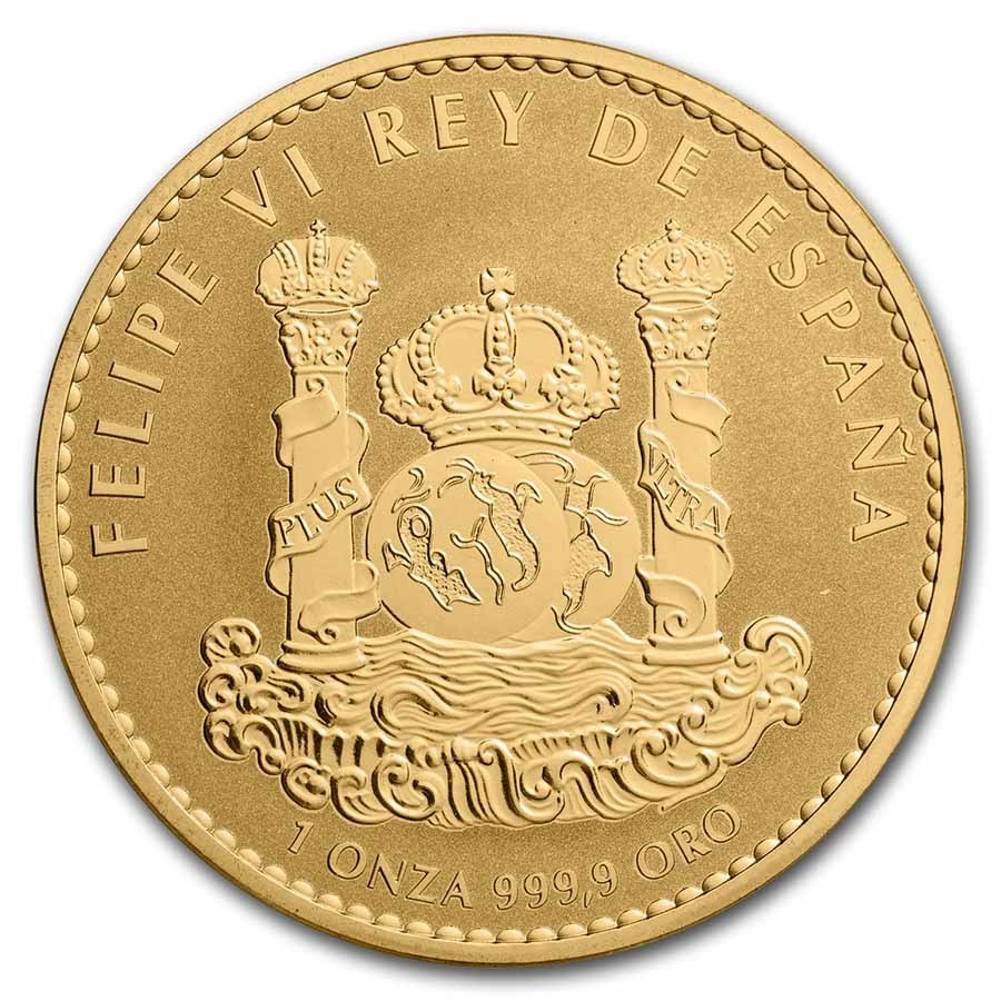 2021 Spain 1 oz Gold Reverse Proof Iberian Lynx Doubloon (4)