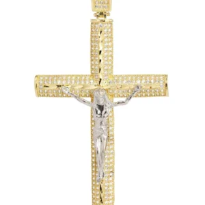 Crucifix 10K Gold Cross Pendant For Sale | 9.1 Grams