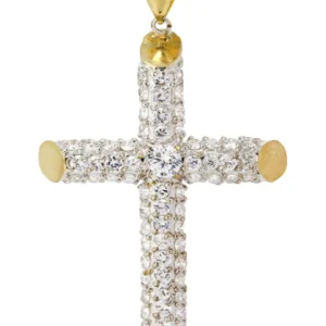 10K Gold Cross Pendant For Sale | 17.3 Grams