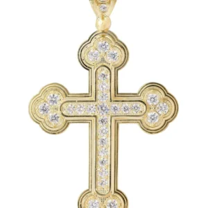 10K Gold Cross Pendant | 12.8 Grams