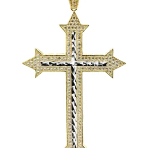 Buy 10K Gold Cross Pendant Near Me | 7.6 Grams