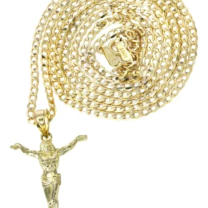 10K Gold Crucifix Necklace | Appx. 3.7 Grams