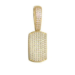 Buy 10K Gold Dog Tag Pendant | 5 Grams