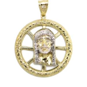 10K Gold Jesus Head Pendant | 6.5 Grams