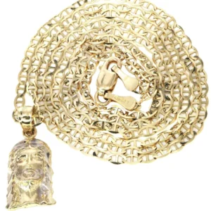 10K Gold Jesus Piece Necklace | Appx. 2.8 Grams