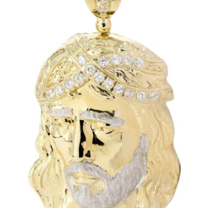 10K Gold Jesus Piece Pendant | 75.5 Grams