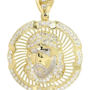 10K Gold Jesus Piece Pendant | 6.9 Grams