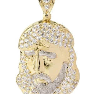 10K Gold Jesus Piece Pendant | 11 Grams