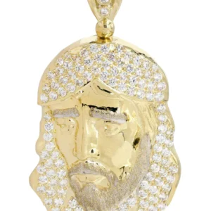 10K Gold Jesus Piece Pendant | 17.1 Grams