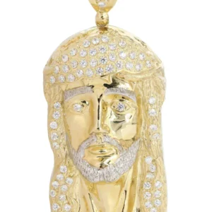 10K Gold Jesus Piece Pendant | 111.6 Grams