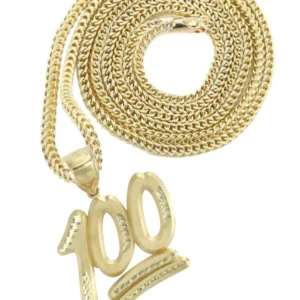 10K Yellow Gold 100 Necklace | Appx. 14.8 Grams