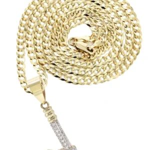 10K Yellow Gold Arthur Necklace | Appx. 13.8 Grams