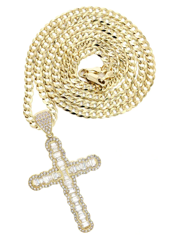 10K-Yellow-Gold-Baguette-Cross-Necklace-1-2.webp