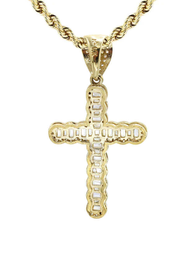 10K-Yellow-Gold-Baguette-Cross-Necklace-3.webp