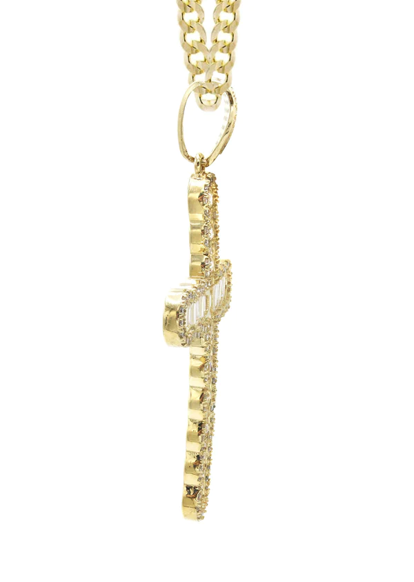 10K-Yellow-Gold-Baguette-Cross-Necklace-4-2.webp