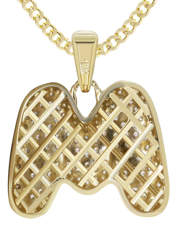 10K-Yellow-Gold-Bubble-Letter-M-CZ-Necklace-3.webp