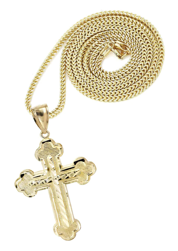 10K-Yellow-Gold-Diamond-Cut-Cross-Necklace-1.webp