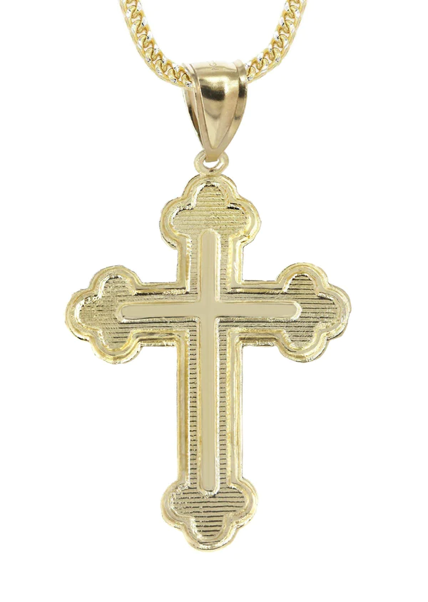 10K-Yellow-Gold-Diamond-Cut-Cross-Necklace-3.webp