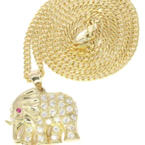 10K Yellow Gold Elephant | Appx. 20.1 Grams
