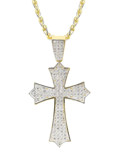 10K-Yellow-Gold-Fancy-Link-Gold-Cross-Necklace_2-1.webp