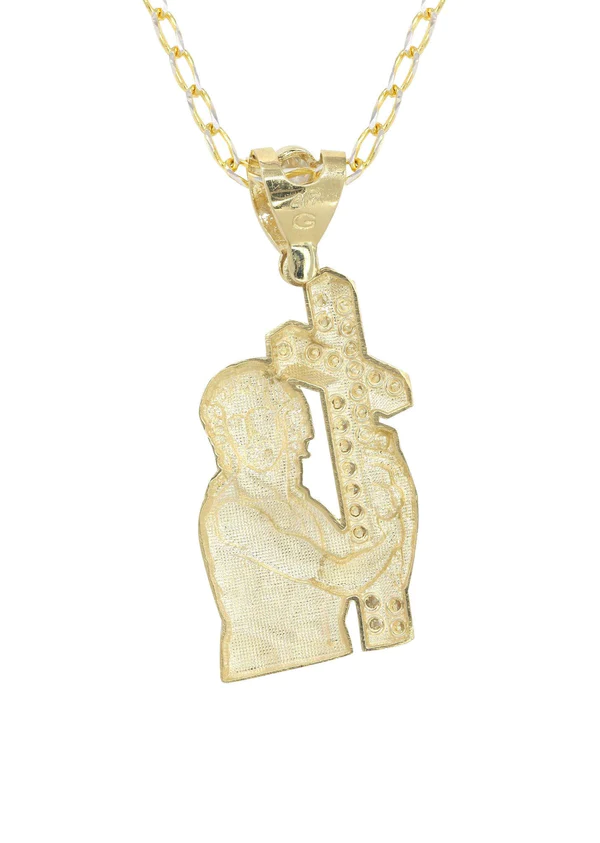 10K-Yellow-Gold-Fancy-Link-Jesus-Piece-Chain-2.webp