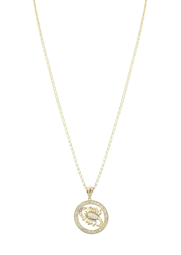 10K-Yellow-Gold-Fancy-Link-Scorpio-Necklace-5.webp