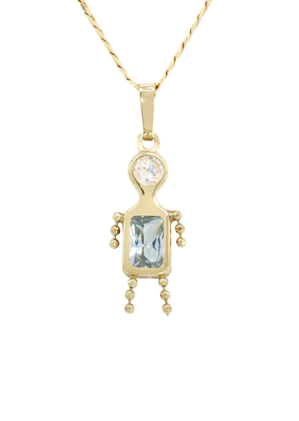 10K-Yellow-Gold-Figaro-Children-Necklace-2.webp