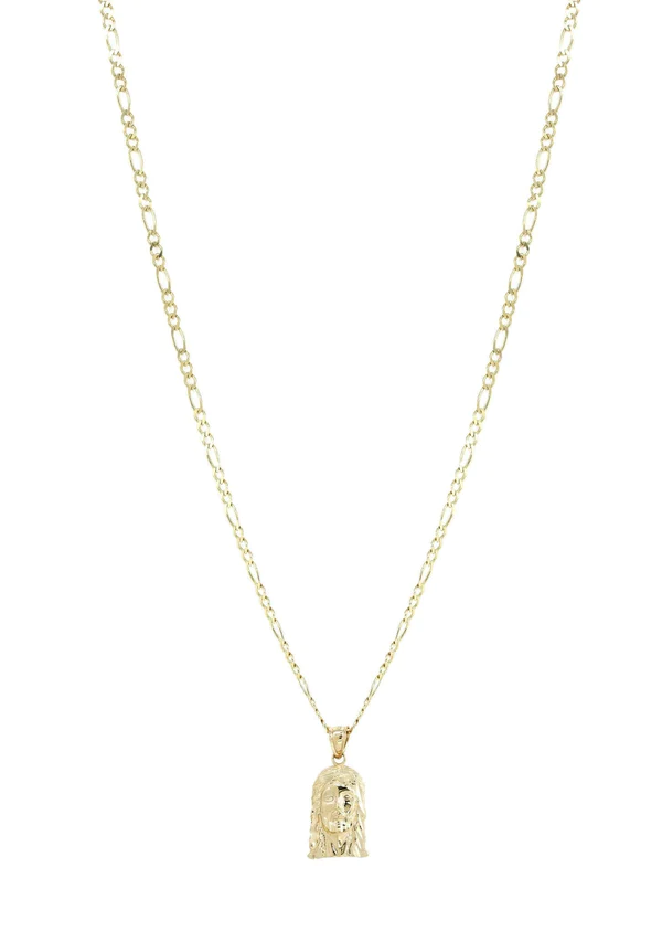 10K-Yellow-Gold-Figaro-Jesus-Piece-Chain-5.webp