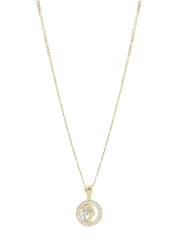 10K-Yellow-Gold-Figaro-Pharaoh-Necklace-5.webp