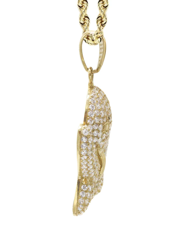 10K-Yellow-Gold-Ghost-Emoticon-Necklace-4.webp