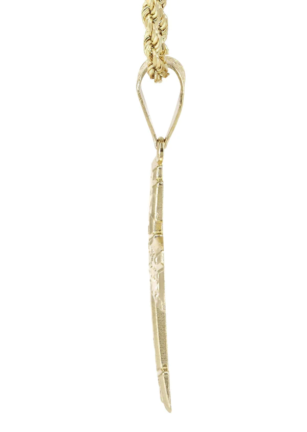 10K-Yellow-Gold-Nugget-Cross-Necklace-Appx.-13.5-Grams-4.webp