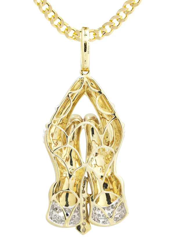 10K-Yellow-Gold-Praying-Hands-Diamond-Necklace-3.webp
