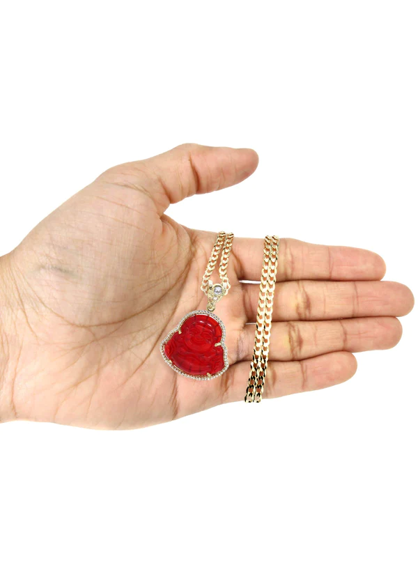 10K-Yellow-Gold-Red-Buddha-Necklace-5.webp