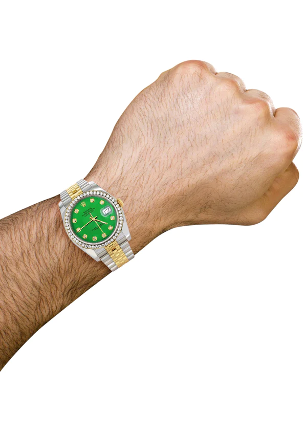 116233-Hidden-Clasp-Gold-Rolex-Datejust-Watch-36Mm-Green-Dial-Jubilee-Band-5.webp