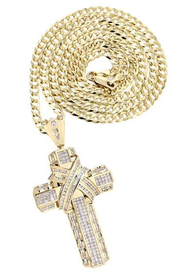 14-Yellow-Gold-Diamond-Cross-Necklace-1.webp